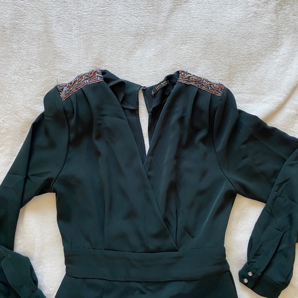 Zara emerald jumpsuit 💚 - Picture 5 of 11